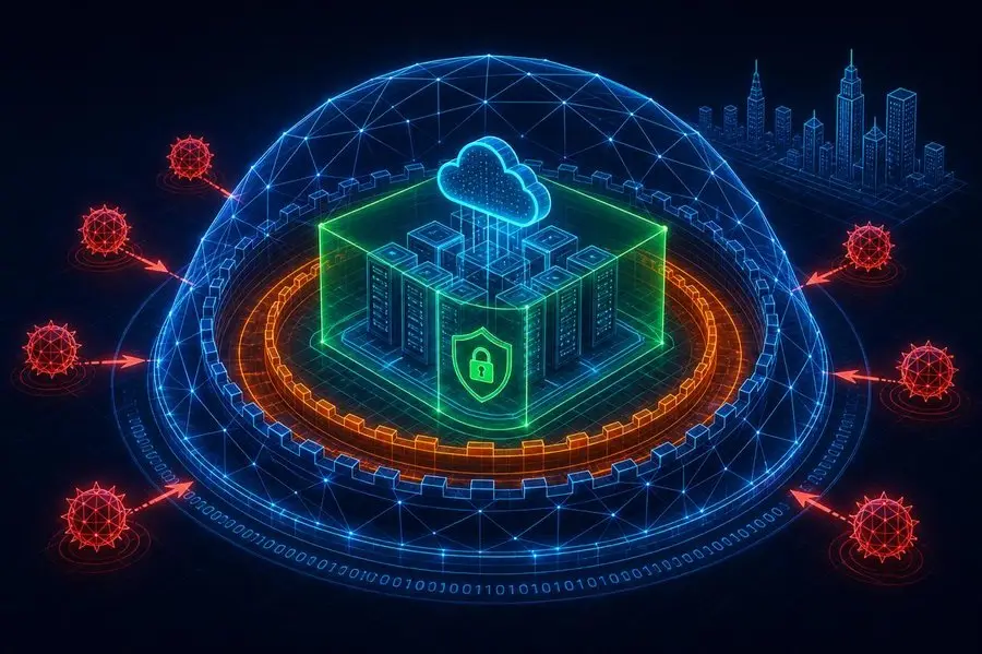 Protected data center infrastructure
